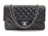sac a main chanel timeless 26 cm cuir matelasse noir