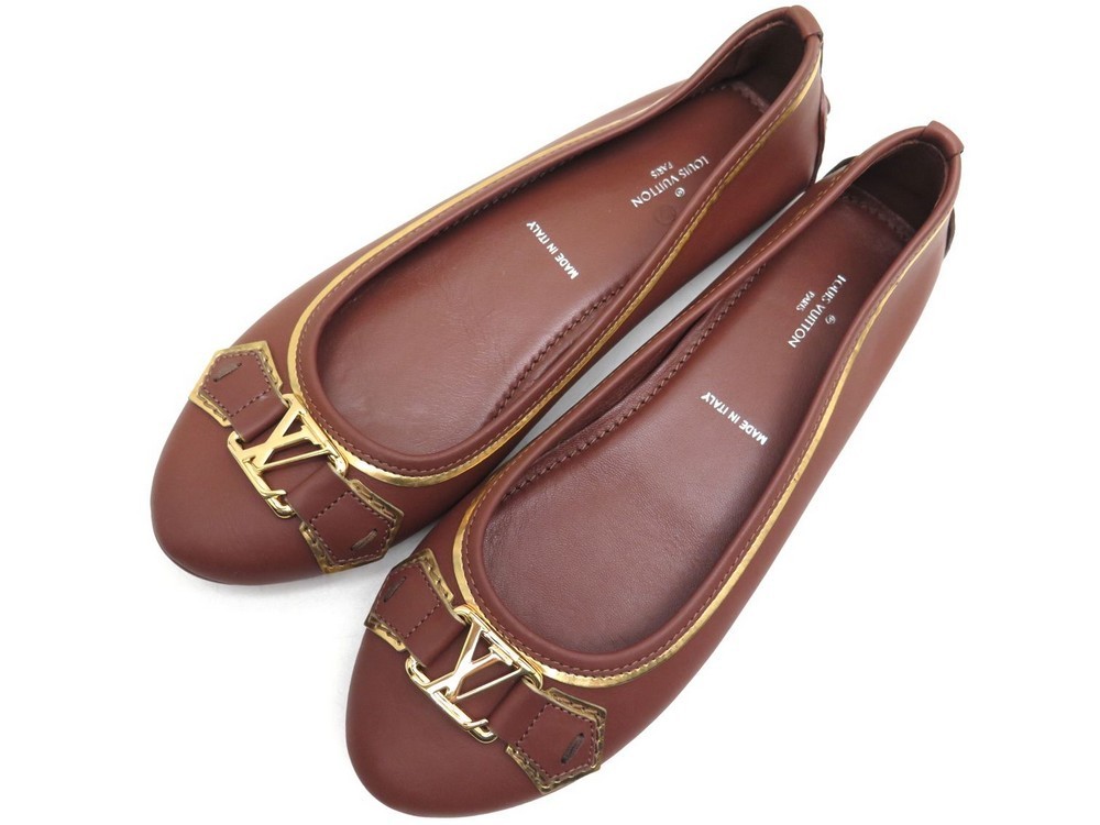 chaussures louis vuitton oxford flat ballerina