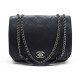 SAC A MAIN CHANEL TIMELESS CUIR NOIR ATTRIBUTS RUTHENIUM BANDOULIERE PURSE 4800