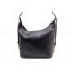 SAC A MAIN LONGCHAMP 30 CM PORTE EPAULE EN CUIR NOIR GRAINE HAND BAG PURSE 450€