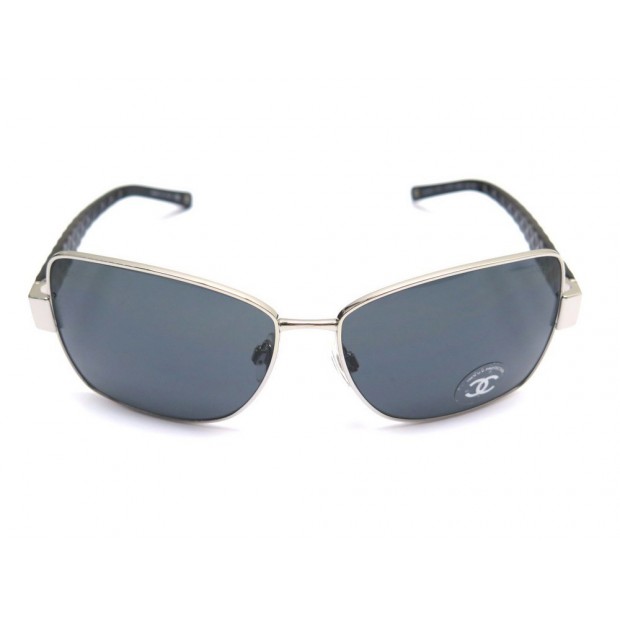 NEUF LUNETTES DE SOLEIL CHANEL 4167 METAL & PLASTIQUE NOIR +ETUI SUNGLASSES 385€