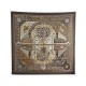 FOULARD HERMES AUX PORTES DU PALAIS CARRE SOIE 
