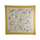 FOULARD HERMES LES INSECTES 1ERE EDITION 1958 SOIE JAUNE + BOITE SILK SCARF 370€