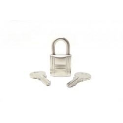 NEUF CADENAS HERMES 120 EN ACIER METAL BROSSE POUR SAC KELLY BIRKIN