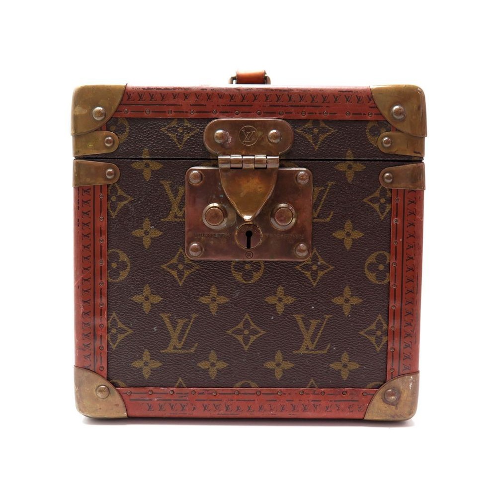 Authenticated used Louis Vuitton Monogram Bowat Flacon M21828 Makeup Box Case Trunk, Adult Unisex, Size: (HxWxD): 21cm x 22cm x 30cm / 8.26'' x 8.66