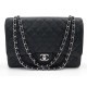 NEUF SAC A MAIN CHANEL TIMELESS MAXI JUMBO EN CUIR CAVIAR NOIR BLACK PURSE 5800€