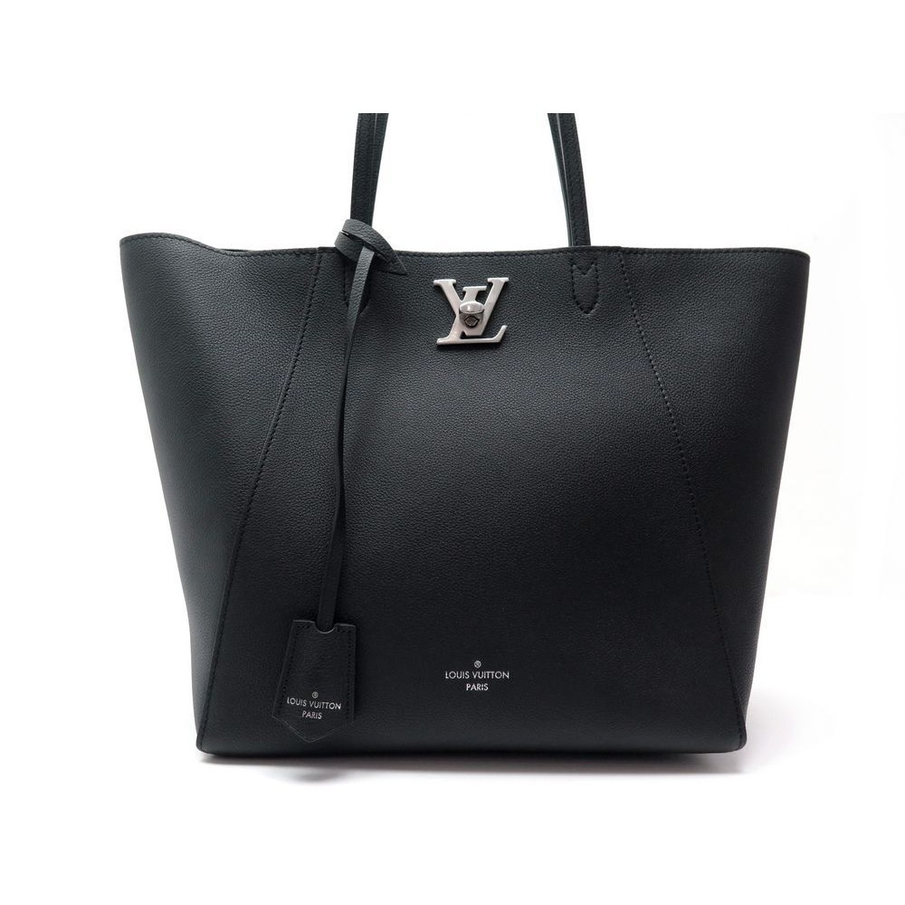 LOUIS VUITTON LOCKME CABAS GRAINED CALFSKIN LEATHER (2 tone)