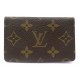 NEUF VINTAGE PORTE CARTES DE VISITE LOUIS VUITTON ENVELOPPE MONOGRAM WALLET 170€