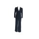 TAILLEUR YVES SAINT LAURENT VESTE ET PANTALON 38 M LAINE NOIR SUIT PANT 2000