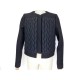 NEUF VESTE BALENCIAGA MATELASSE 40 IT 36 FR S EN LAINE NOIR BLOUSON JACKET 1950€