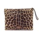 SAC POCHETTE A MAIN ROCKSTUD VALENTINO POULAIN MOTIF LEOPARD CLUTCH BAG 1100€