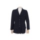 VESTE LONGUE CHANEL T 40 M EN LAINE BLEU MARINE BOUTON LOGO CC JACKET 4200€