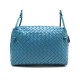 SAC BOTTEGA VENETA BANDOULIERE NODINI CUIR INTRECCIATO BLEU 