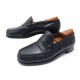 CHAUSSURES JM WESTON 180 MOCASSINS 7D 41 EN CUIR NOIR EMBAUCHOIRS LOAFERS 695€