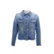 NEUF VESTE ERMANNO SCERVINO EN JEAN DENIM GENERATION-E 42 IT 38 FR BLOUSON 1390€