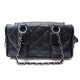 SAC A MAIN CHANEL BOWLING CUIR MATELASSE NOIR