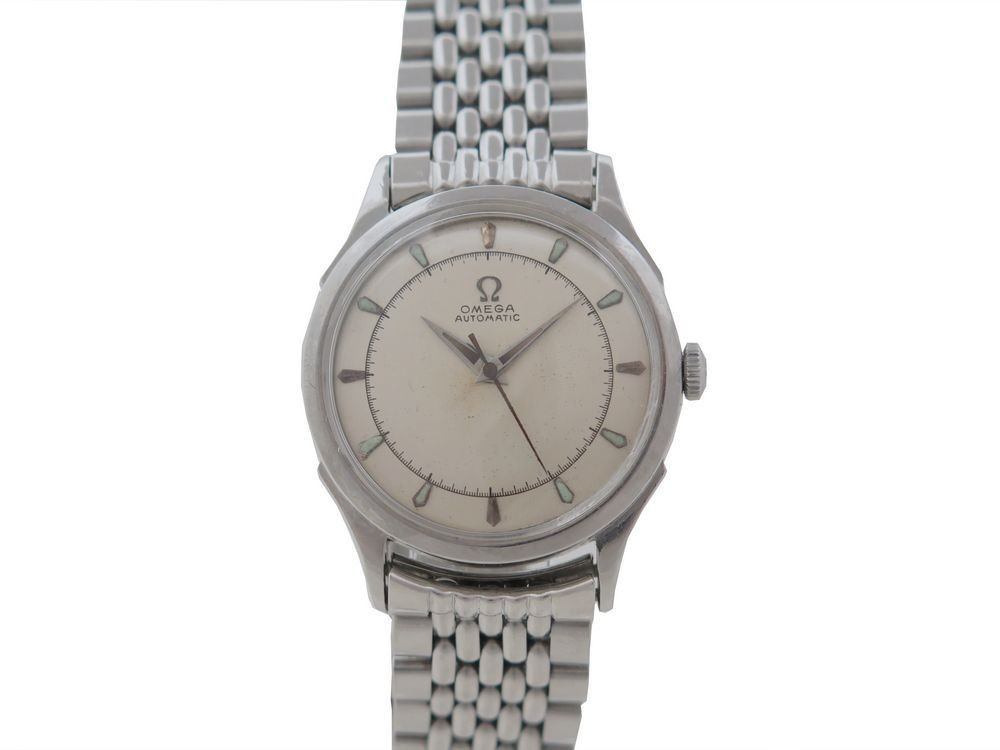 montre omega 33 mm en acier automatique homme