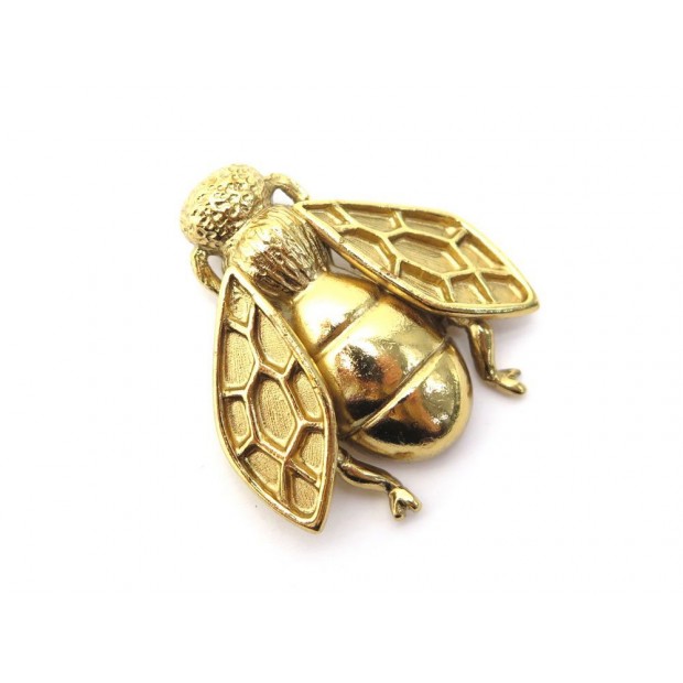 VINTAGE BROCHE CHRISTIAN DIOR BOUTIQUE ABEILLE EN METAL DORE GOLDEN BEE BROOCH