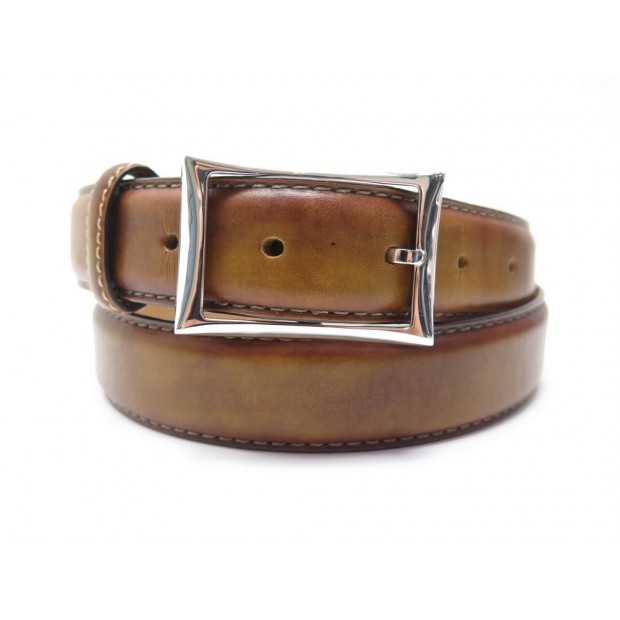 CEINTURE BERLUTI CLASSIC 30 MM TAILLE 90 EN CUIR MARRON BROWN LEATHER BELT 460€