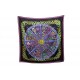 FOULARD HERMES AU PAYS DES EPICES ANNIE FAIVRE SOIE NOIR VIOLET SILK SCARF 350€