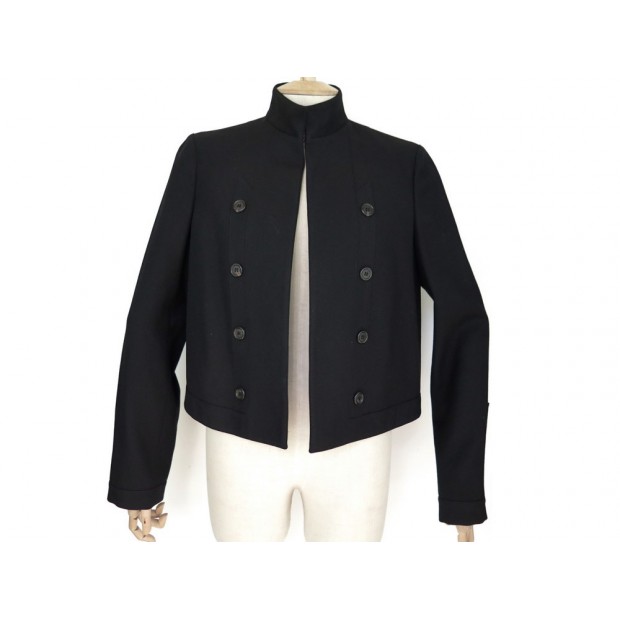 NEUF VESTE GIVENCHY BLAZER 40 M BLOUSON EN LAINE NOIR MANTEAU JACKET 1600€