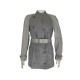 NEUF BLOUSON ALEXANDER MCQUEEN A CEINTURE 38 M EN LAINE GRIS WOOL JACKET 3000€