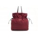 SAC A MAIN PRADA TOILE BORDEAUX CABAS BOURSE