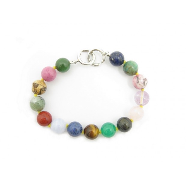 NEUF BRACELET TIFFANY & CO PALOMA PICASSO PIERRES MULTICOLORE & ARGENT STONES