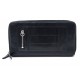 PORTEFEUILLE CHRISTIAN DIOR FLIGHT CUIR NOIR PORTE MONNAIE LEATHER BILLFOLD 650