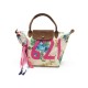 NEUF SAC A MAIN LONGCHAMP LES PLIAGES S TRACEY EMIN EDITION LIMITEE FLEURI PURSE