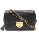 SAC A MAIN PRADA 24CM EN CUIR NOIR ATTRIBUTS DORE BANDOULIERE BLACK PURSE 1800€