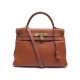  SAC HERMES KELLY 33 CUIR MARRON 