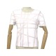 T-SHIRT MANCHES COURTES HERMES BOLDUC L 42 EN VISCOSE BLANC & ROSE TOP HAUT 465€