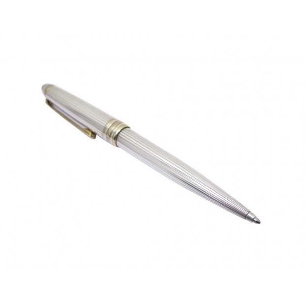 STYLO BILLE MONTBLANC MEISTERSTUCK SOLITAIRE MOZART EN ARGENT BALLPOINT PEN 900€