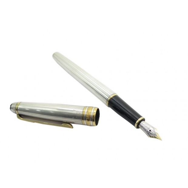 STYLO PLUME MONTBLANC MEISTERSTUCK SOLITAIRE MOZART EN ARGENT FOUTAIN PEN 900