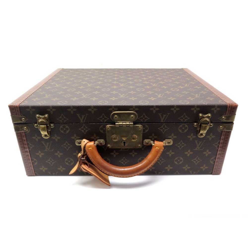 LOUIS VUITTON PRESIDENT CASE 44CM MONOGRAM FABRIC LV CASE BAG