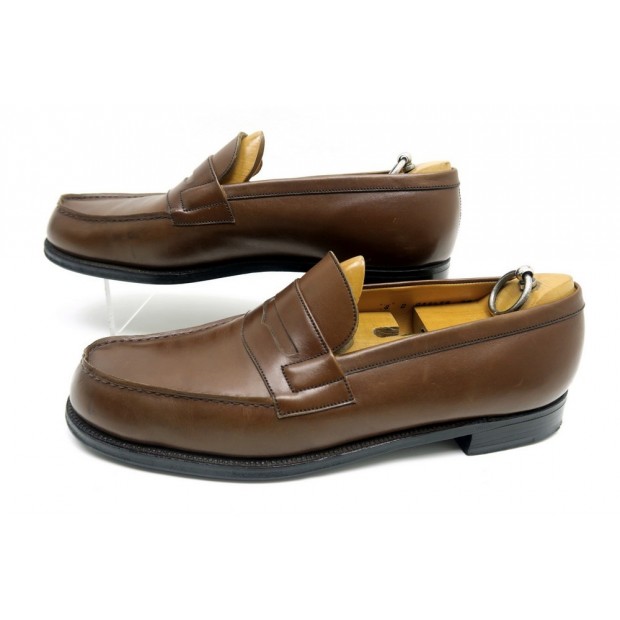 CHAUSSURES JM WESTON MOCASSINS 180 EN CUIR MARRON 8B 42 + EMBAUCHOIR SHOES 575€