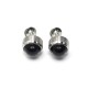 NEUF BOUTONS DE MANCHETTES MONTBLANC STELLA 101546 DIAMANT ACIER CUFFLINKS 830€