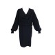 ROBE GIVENCHY MANCHES LONGUES TAILLE 40 M EN POLYESTER NOIR BLACK DRESS 1390