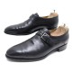 CHAUSSURES JOHN LOBB MOCASSINS A BOUCLE REDMIRE 8.5E 42.5 CUIR NOIR 