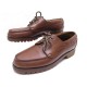 CHAUSSURES JM WESTON DERBY BATEAUX 690 8C 42 CUIR MARRON LEATHER SHOES 775€