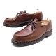 CHAUSSURES PARABOOT MICHAEL DERBY GOLF 43.5 CUIR MARRON BROWN LEATHER SHOES 325