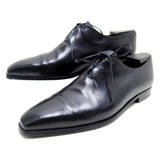 CHAUSSURES BERLUTI ALESSANDRO RICHELIEU 10.5 44.5 CUIR VIOLET +EMBAUCHOIRS 1720€