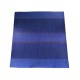 NAPPE HERMES EN SOIE BLEU BRODE RECTANGULAIRE 184 X 327 CM BLUE SILK TABLECLOTH