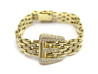 bracelet wempe or jaune 18k 40 gr et 124 diamants