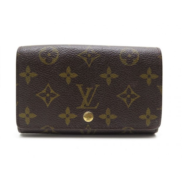 PORTEFEUILLE LOUIS VUITTON PORTE MONNAIE CARTES MONOGRAM WALLET BILLFOLD 400€