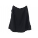 NEUF JUPE EVASEE CHANEL AUTOMNE 2001 40 M EN 100% LAINE NOIRE WOOL SKIRT 1800