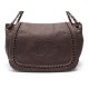 NEUF SAC A MAIN CHANEL EN CUIR MARRON BRONZE CHAINE LOGO CC 25 CM HANDBAG 3600€