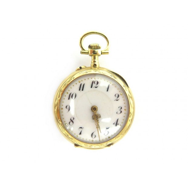 MONTRE A GOUSSET EN OR JAUNE 18K 