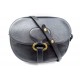 SAC A MAIN DELVAUX BANDOULIERE CUIR GRAINE NOIR 